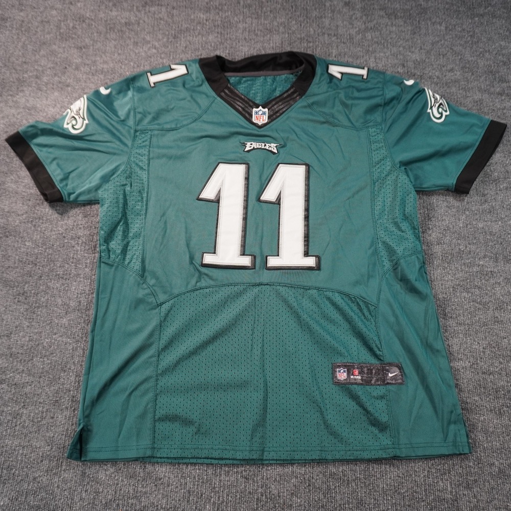 Nike Philadelphia Eagles Carson Wentz Jersey Mens 48 Green 11 Stitched NFL